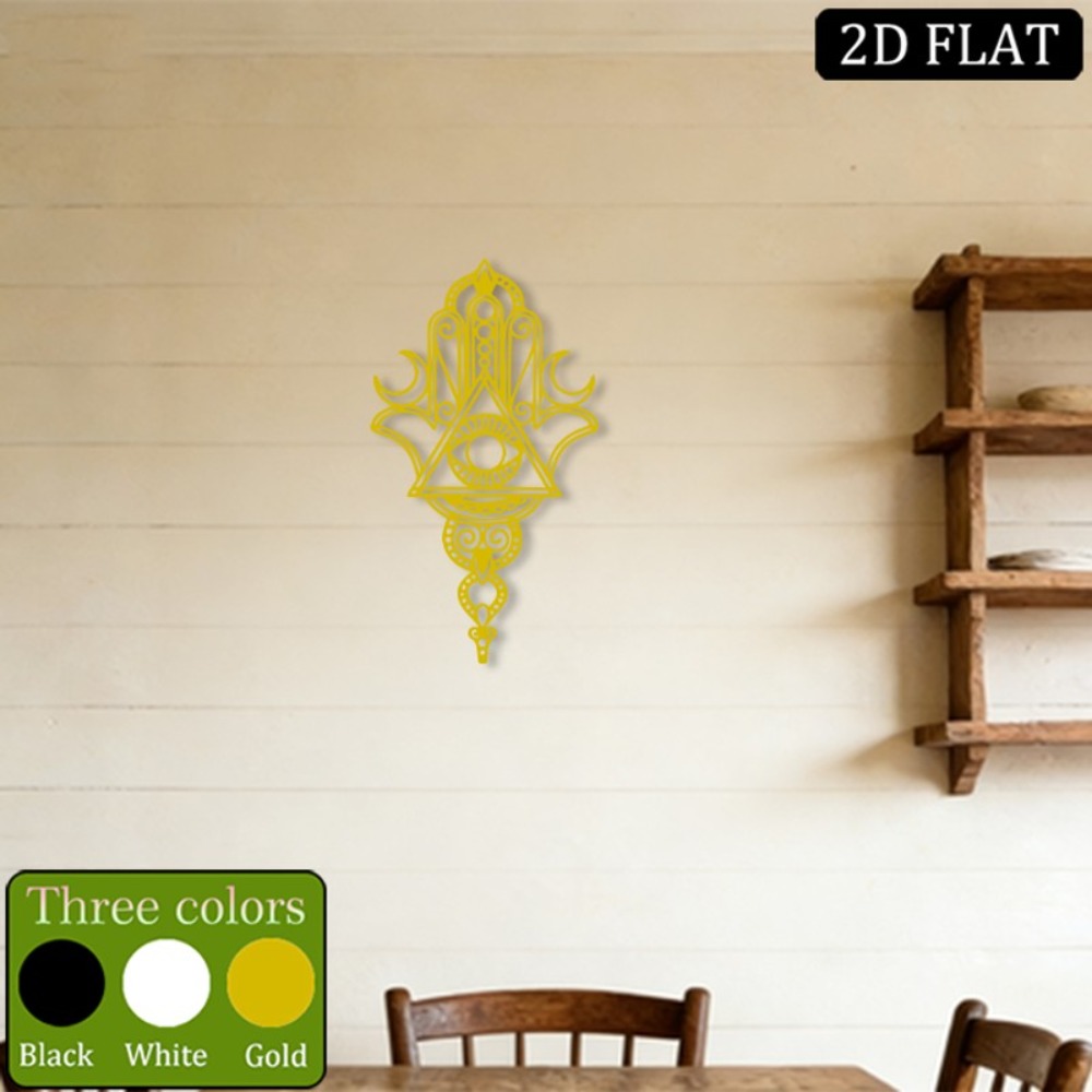 Home & Hotel Textiles Private Limited - CIFBUY Metal Wall Art Hamsa Evil