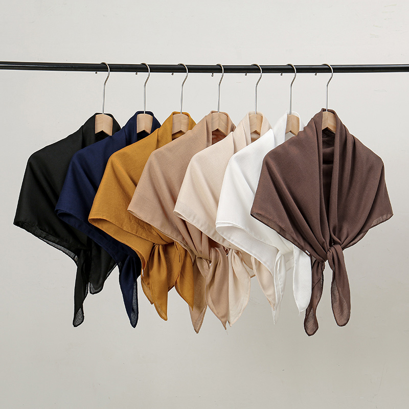 Home Textiles Store - Solid Color Cotton Linen 90 Square