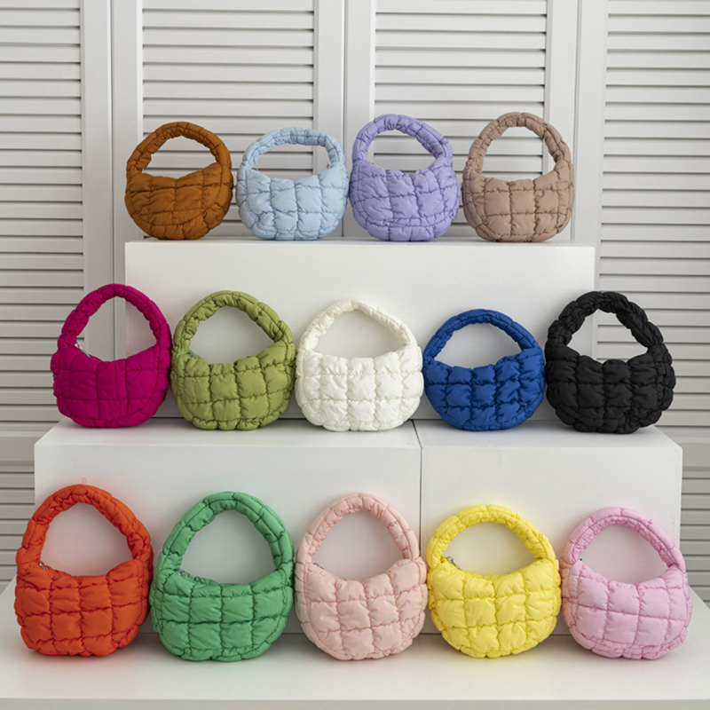 Home Textiles Store - Candy bag Fashion Mini Puffer Tote