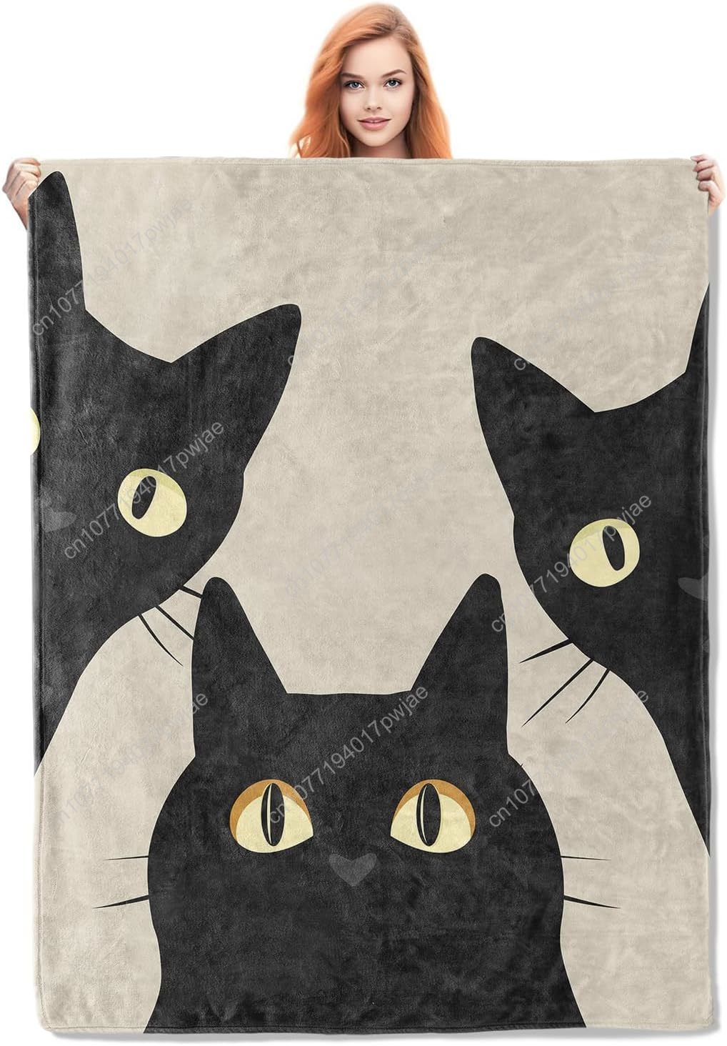 Home Textiles & Furnishings - Funny Cat Blanket Gifts for Women