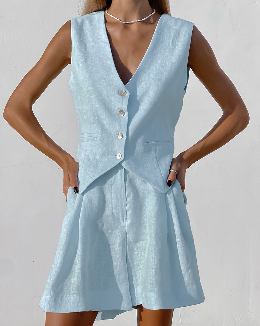 2025 New Suit Vest + Shorts Se - Home Textiles Store recension och pris