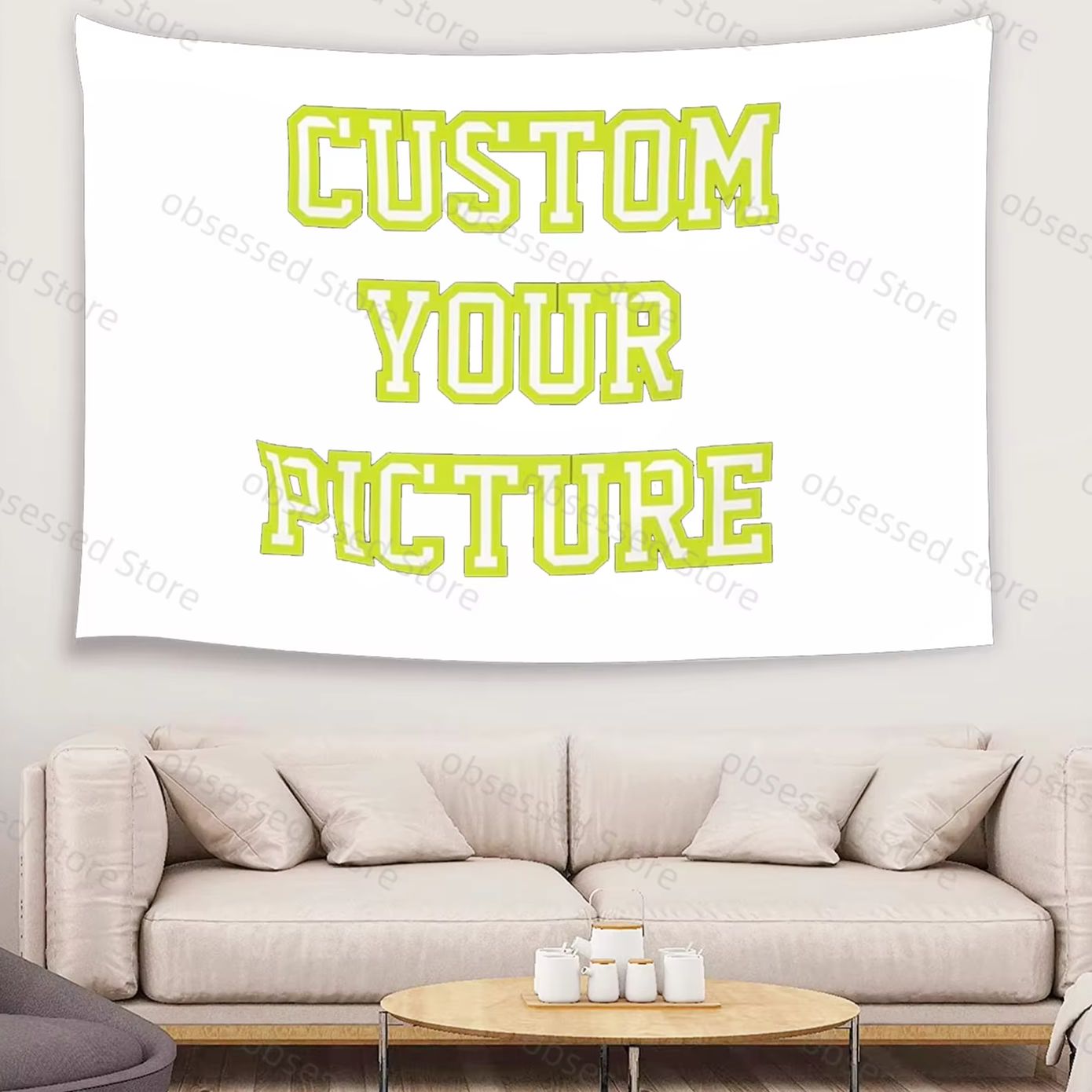 Customized Tapestry Printing f - Home Textiles & Furnishings recension och pris