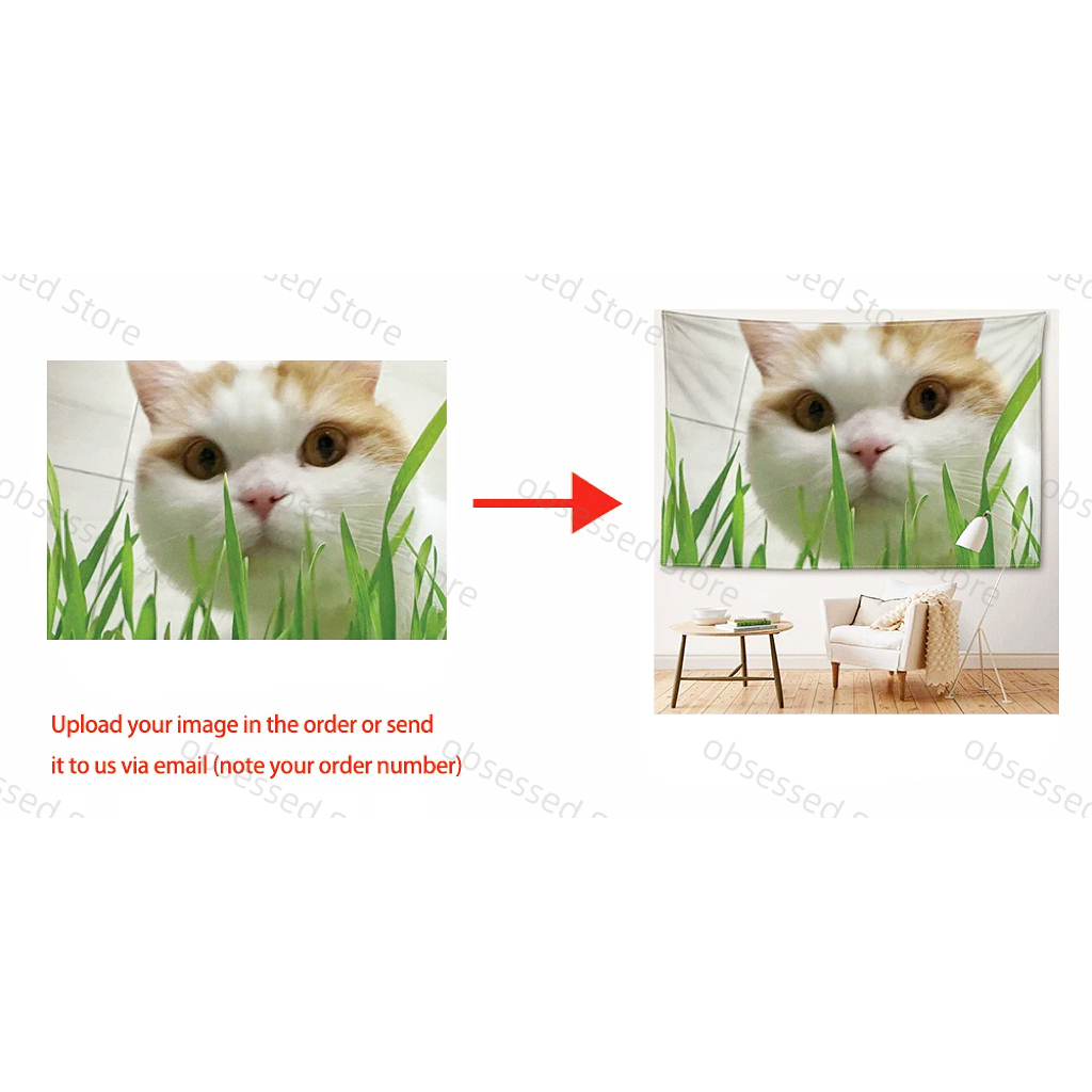 Customized Tapestry Printing f - Home Textiles & Furnishings recension och pris