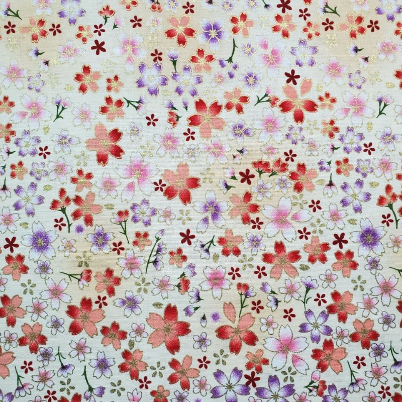 Cotton Gold Foil Printed Fabri - Home Fashion Textiles recension och pris