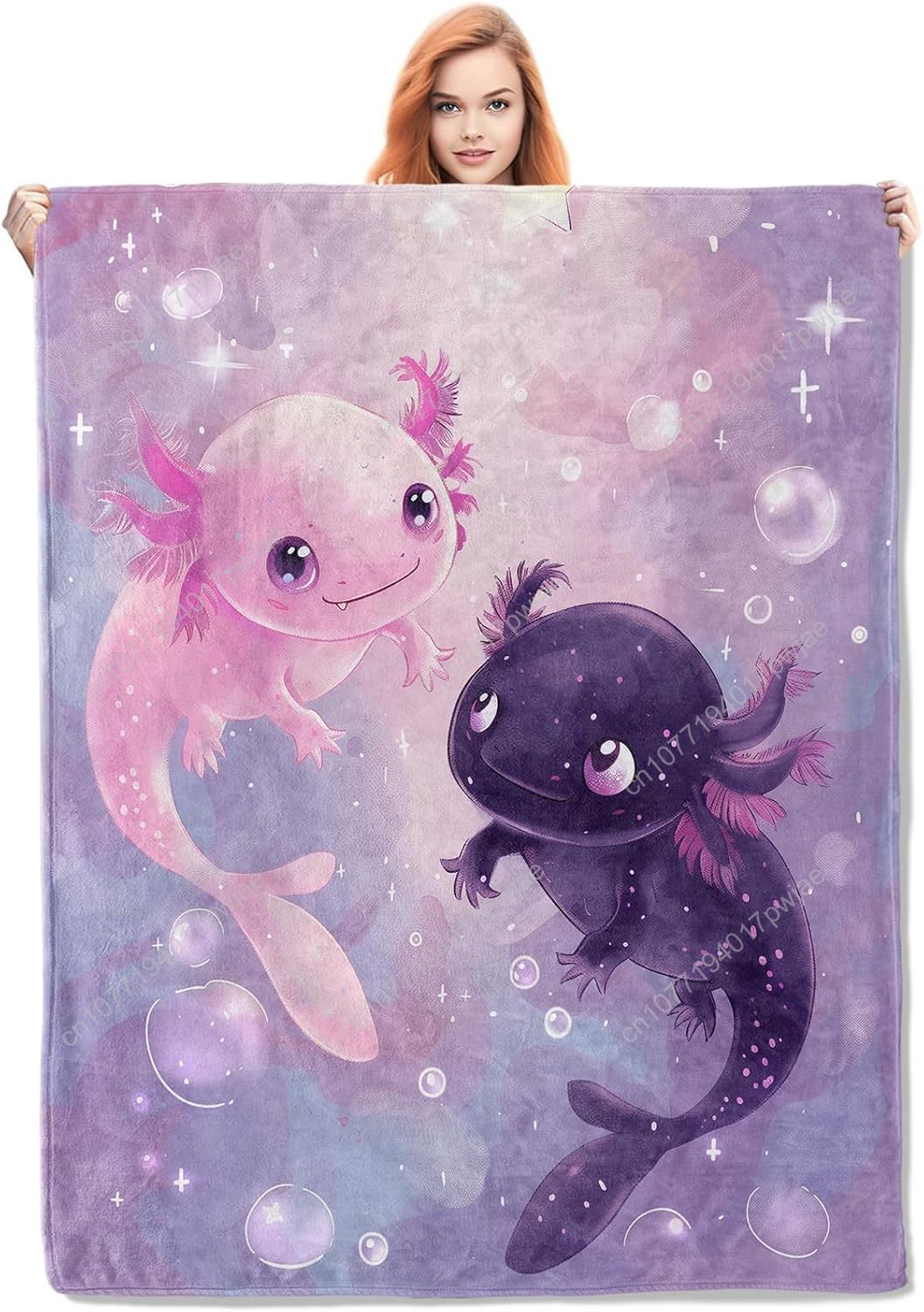 Axolotl Blanket Cute Axolotls  - Home Textiles & Furnishings recension och pris