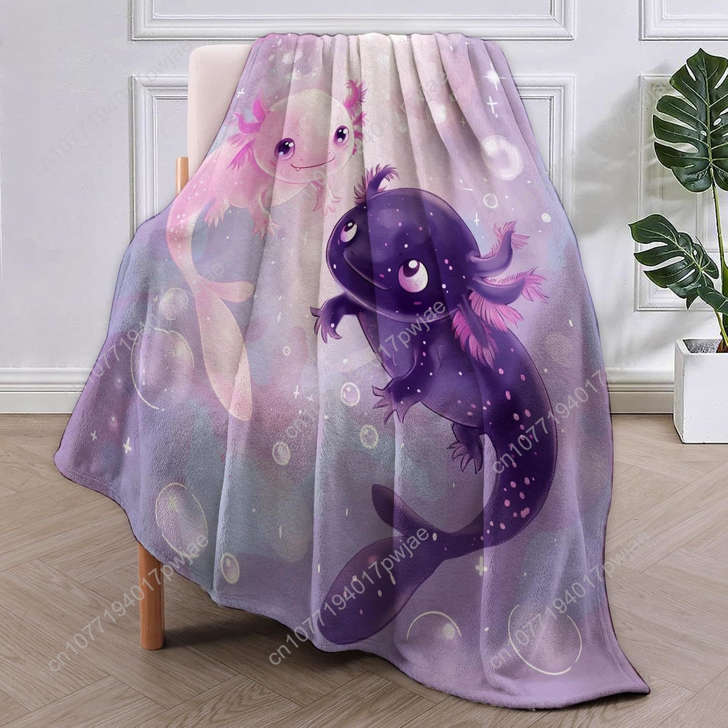 Axolotl Blanket Cute Axolotls  - Home Textiles & Furnishings recension och pris