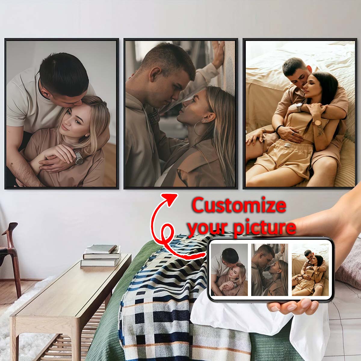 Triptych - 2D custom photo woo - Home Textiles & Furnishings recension och pris