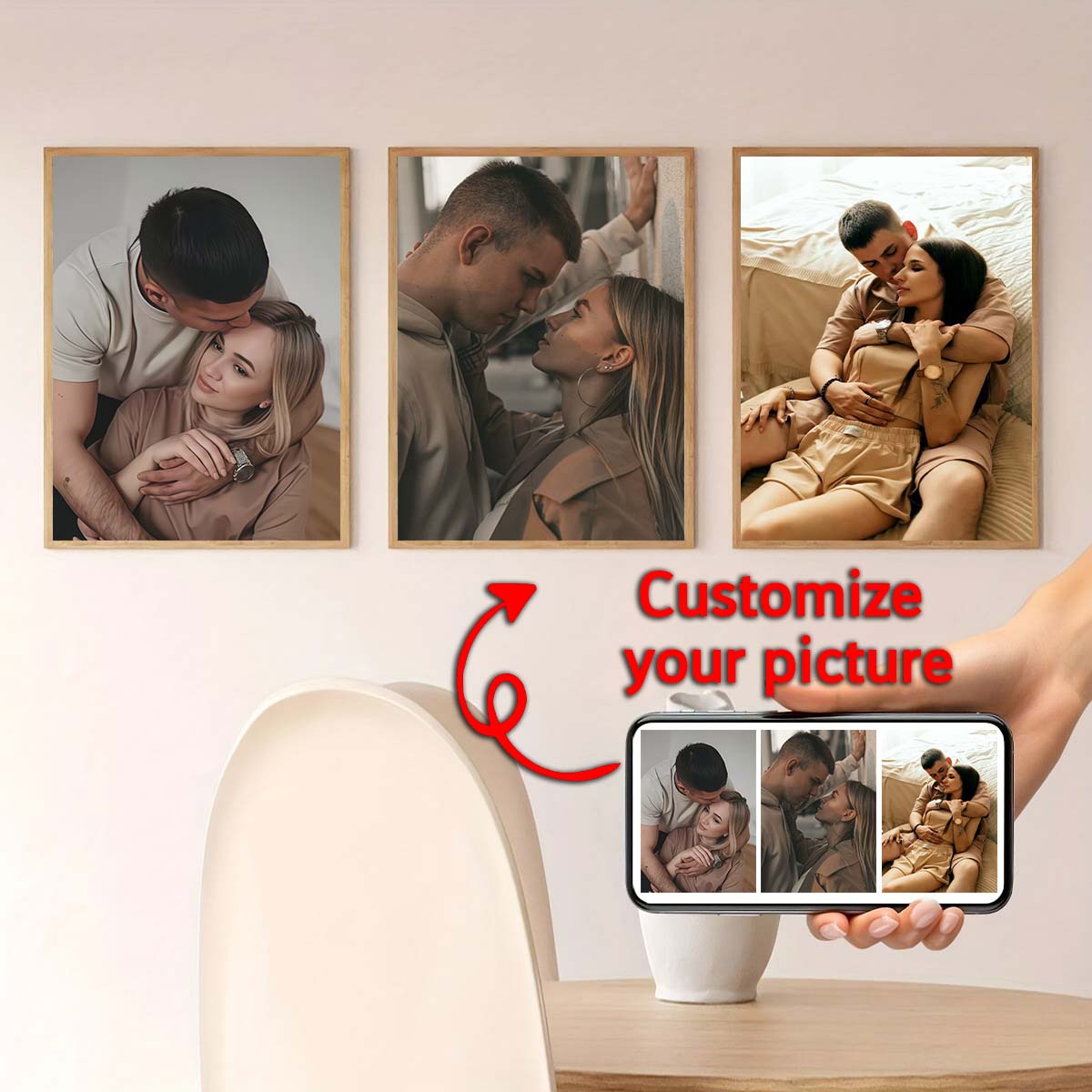 Triptych - 2D custom photo woo - Home Textiles & Furnishings recension och pris