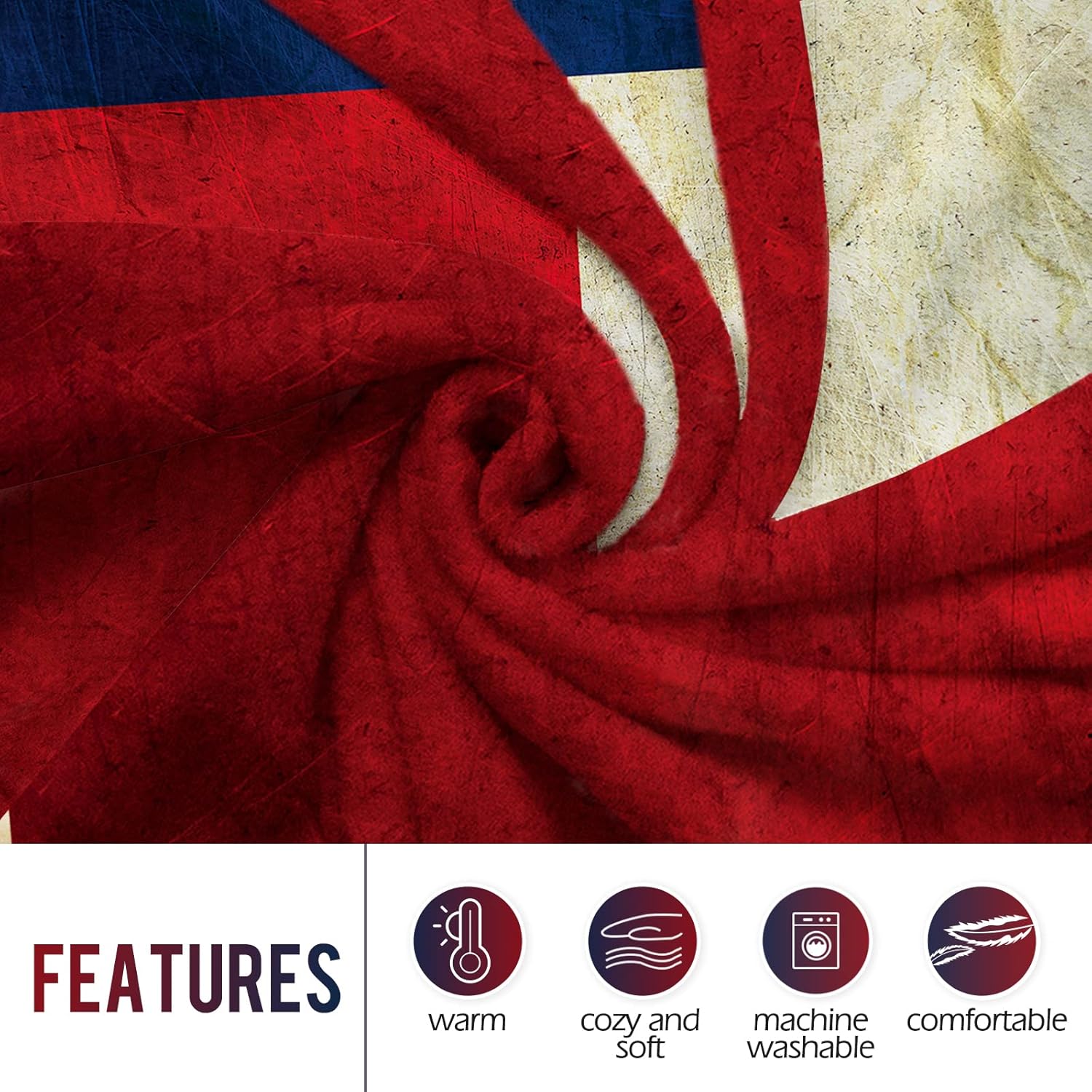 Levens Texas Flag Throw Blanke - Home Textiles & Furnishings recension och pris