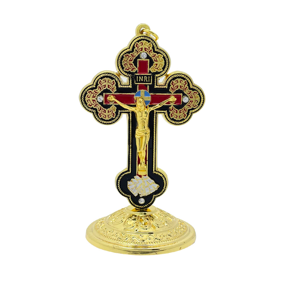 New2026 Catholic Standing Cruc - Home & Hotel Textiles Private Limited recension och pris