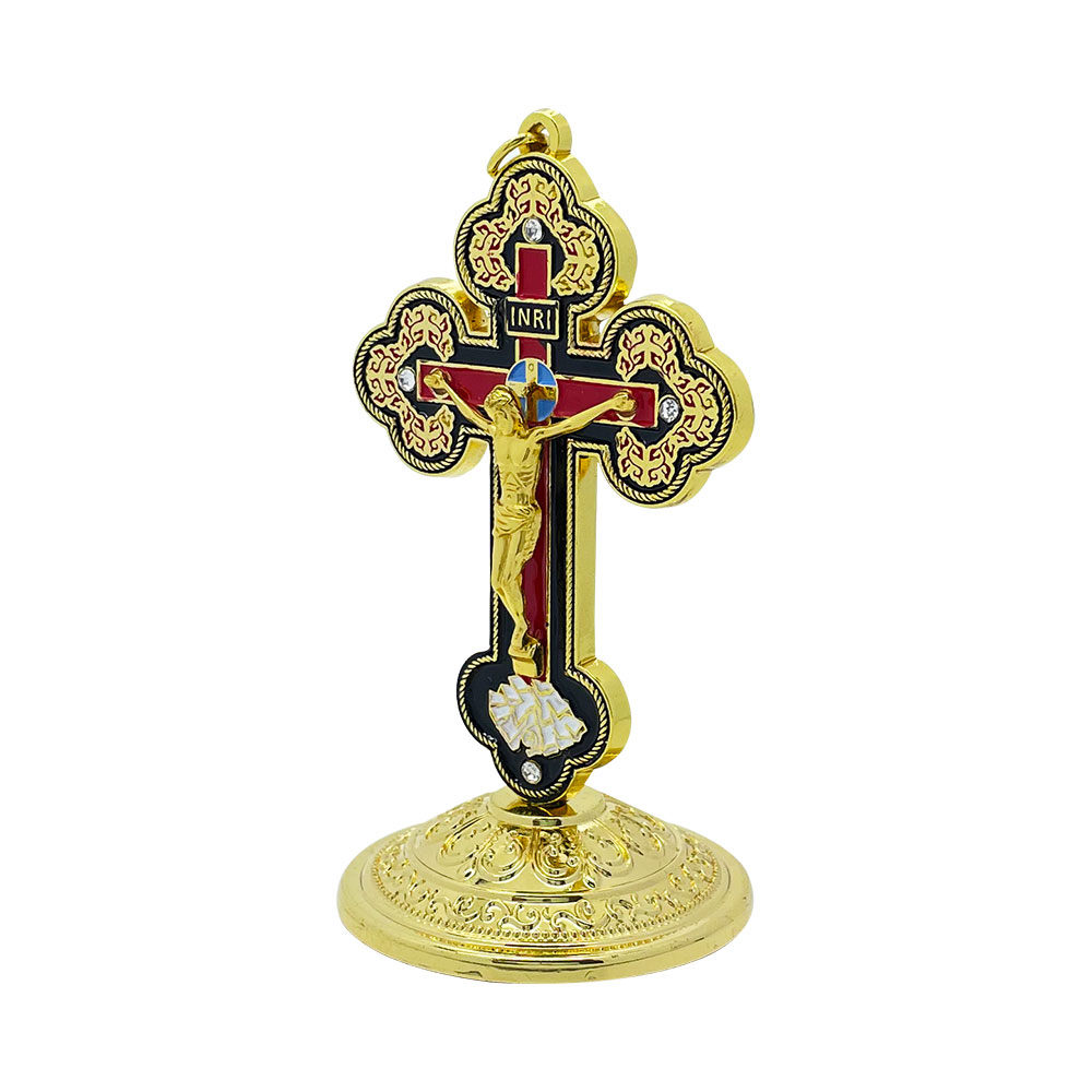 New2026 Catholic Standing Cruc - Home & Hotel Textiles Private Limited recension och pris
