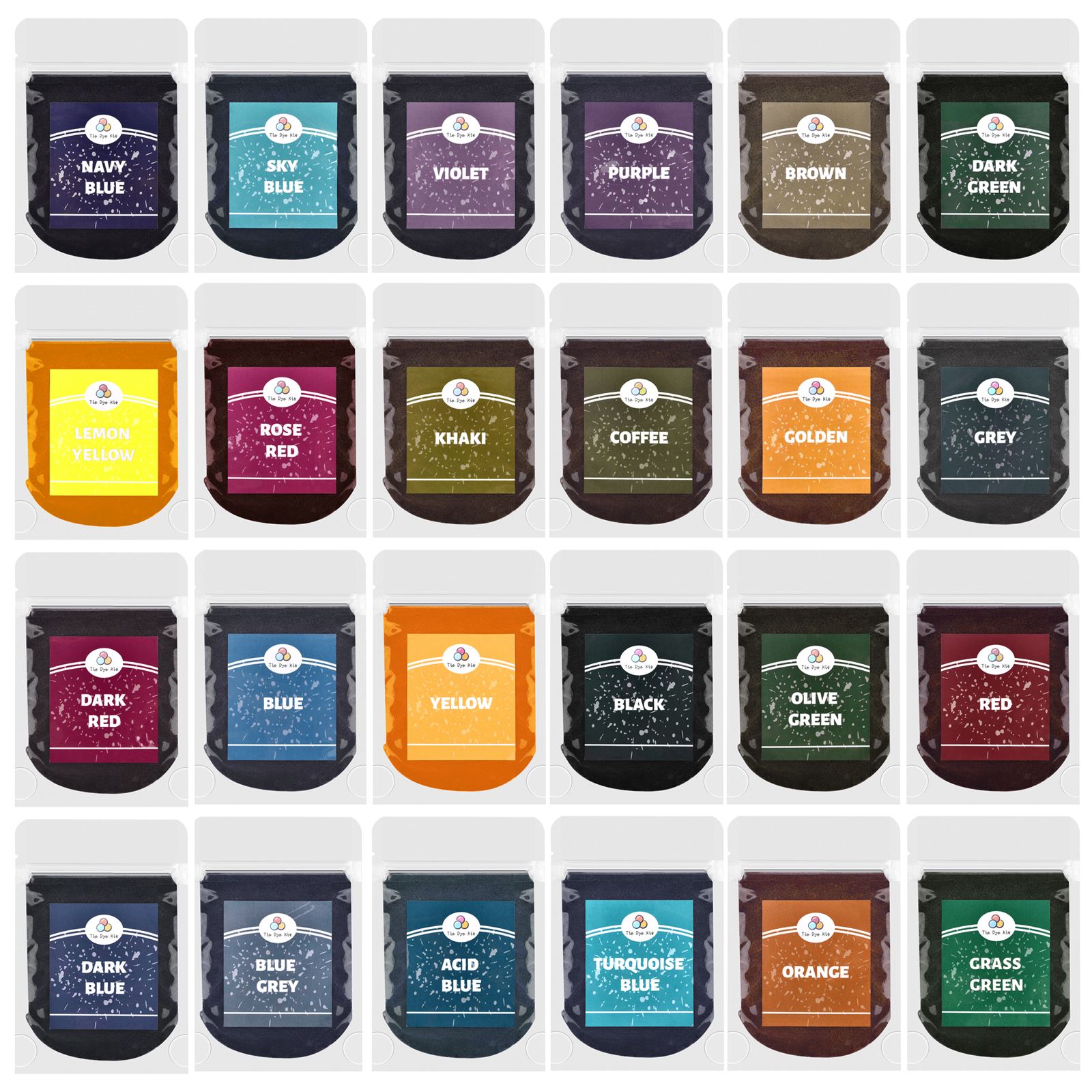 20g 24 Colors Fabric Dye Cloth - Home Textiles Store recension och pris