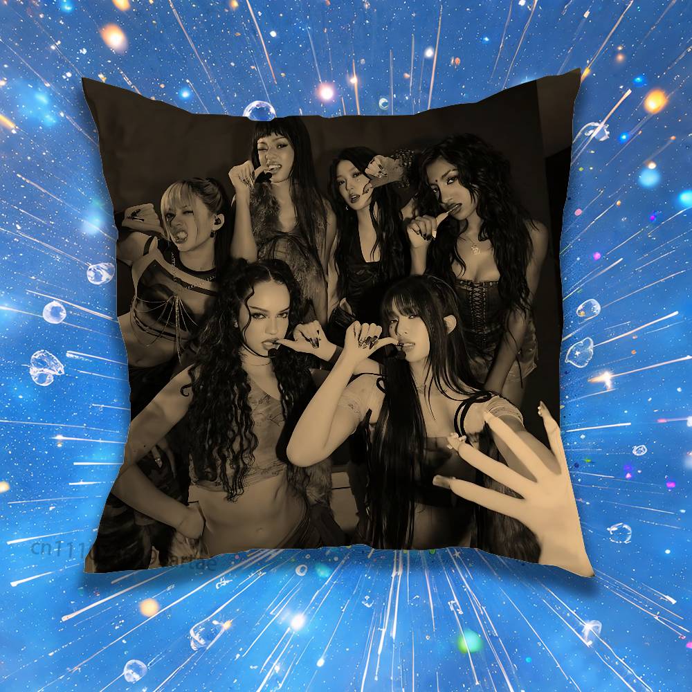 Girl Group K-Katseye Pillow fo - Home Textiles Group recension och pris