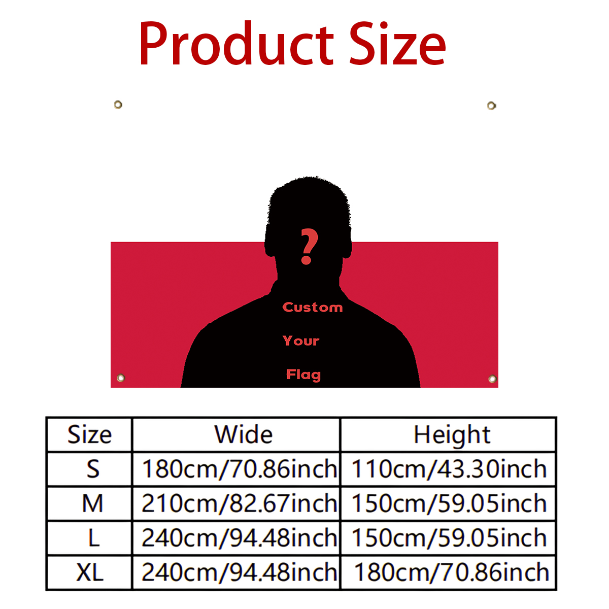 1Pc Custom Photo Polyster Flag - Home Textiles & Furnishings recension och pris
