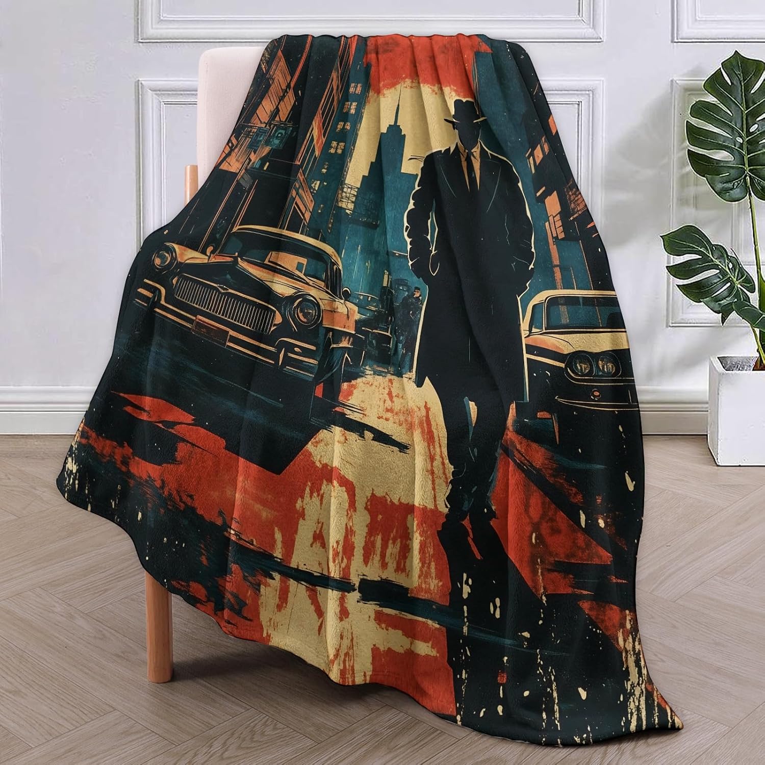 Noir Detective Blanket Gifts f - Home Textiles & Furnishings recension och pris