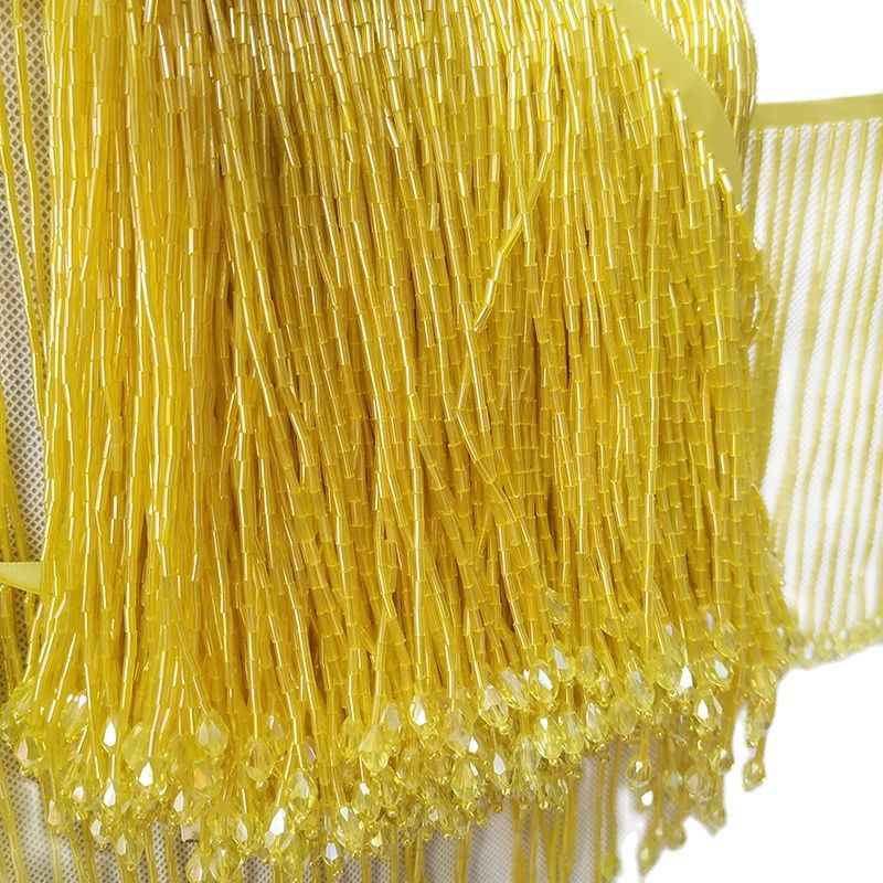 6 inches Wide Bugle Beads Crys - Home Fashion Textiles recension och pris