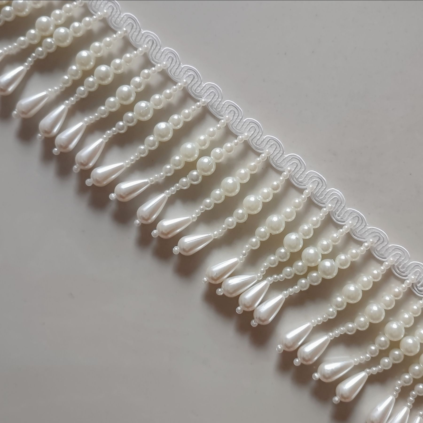 6.5cm Wide Pearl Beads Beaded  - Home Fashion Textiles recension och pris