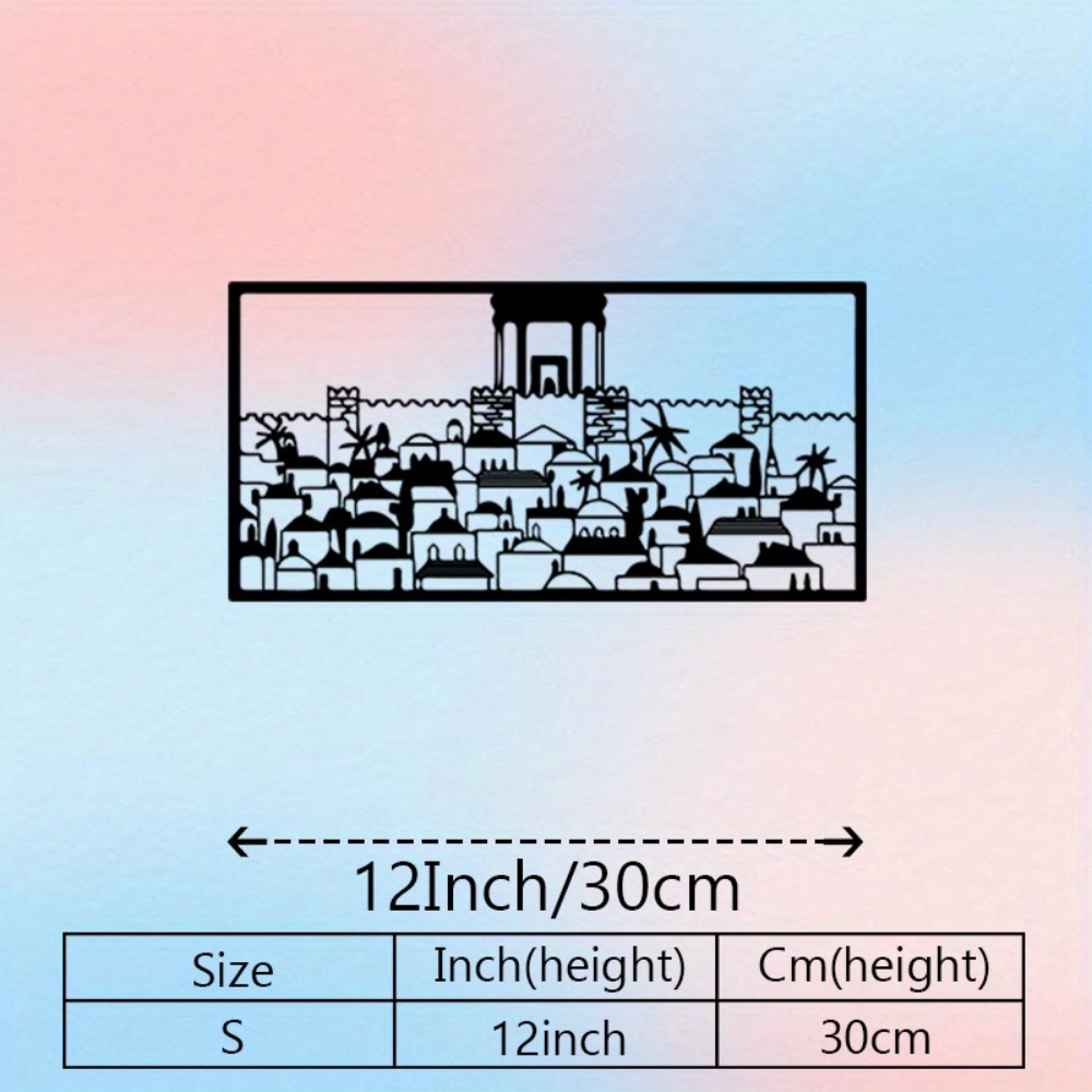 CIFBUY Metal Wall Art Jerusale - Home & Hotel Textiles Private Limited recension och pris