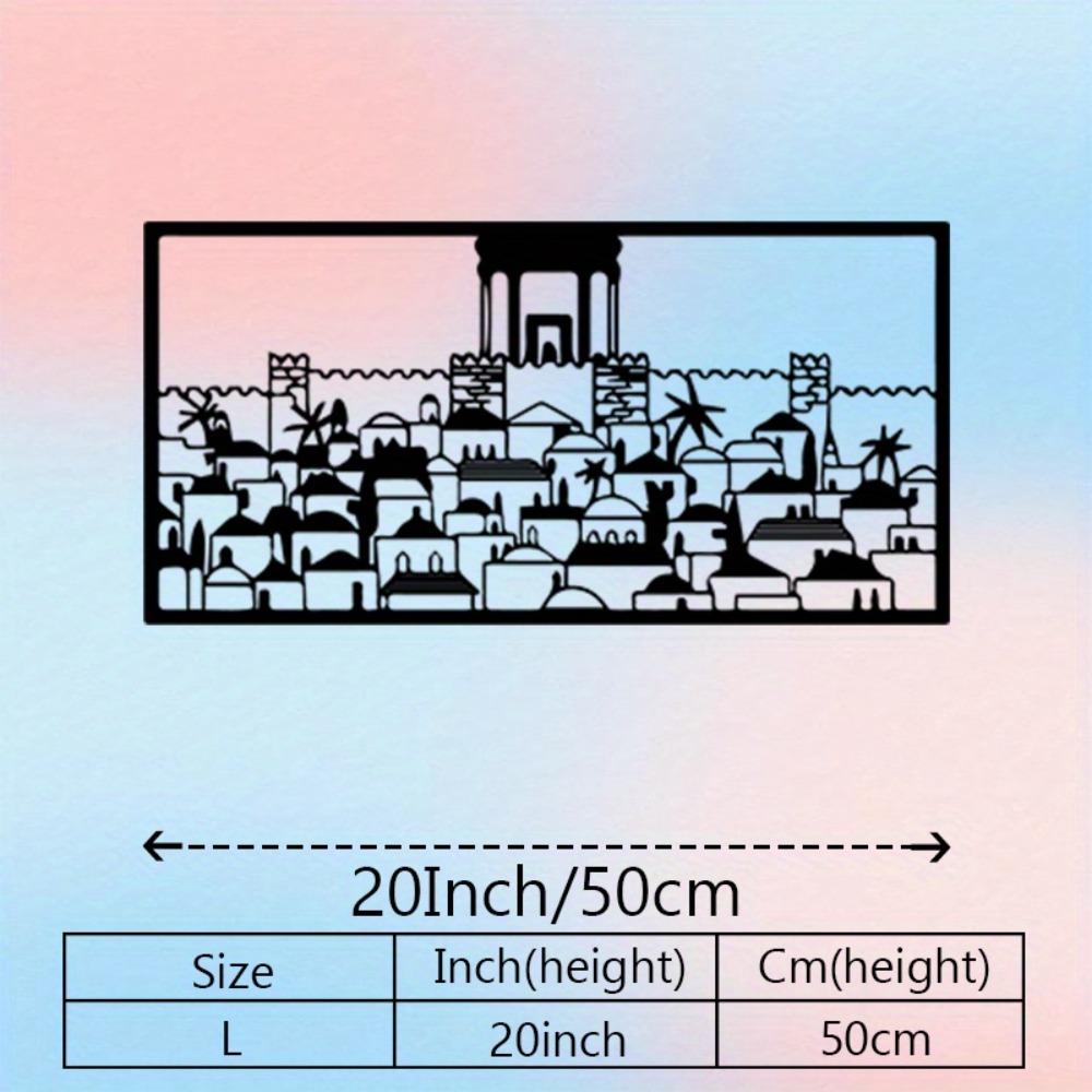 CIFBUY Metal Wall Art Jerusale - Home & Hotel Textiles Private Limited recension och pris
